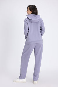 Zivame Knit Cotton Loungewear Set - Silver Bullet — thumbnail 4